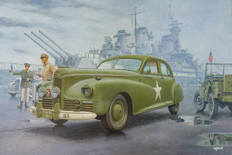 Roden Models 815 1/35 1941 Packard Clipper US Army Staff Car Model Kit