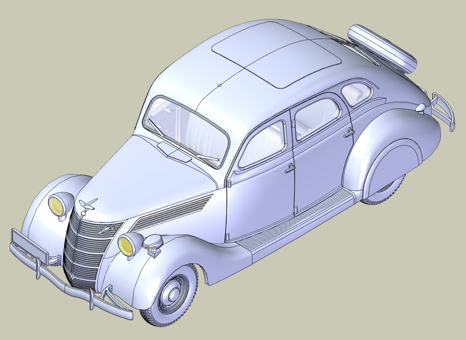 Roden Models 817 1/35 Ford V8 G81A Model Kit — White Rose Hobbies