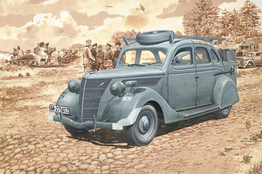 Roden Models 818 1/35 Ford V8 Sedan Model Kit