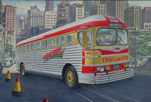 Roden Models 819 1/35 GMC PD-3751 Trailways Company Greyhound Bus Model Kit