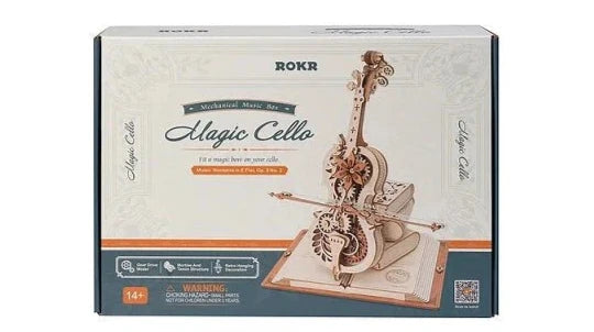 ROKR AMK63 Mechanical Music Box 3D Wooden Puzzle- Magic Cello