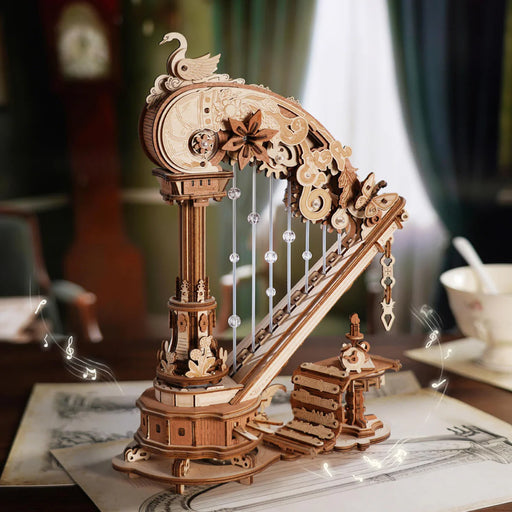 ROKR AMK71 Magic Harp Music Box 3D DIY Puzzle Kit
