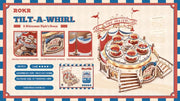 ROKR EA04 Amusement Park Series 3D Wooden Puzzle - Tilt-A-Whirl