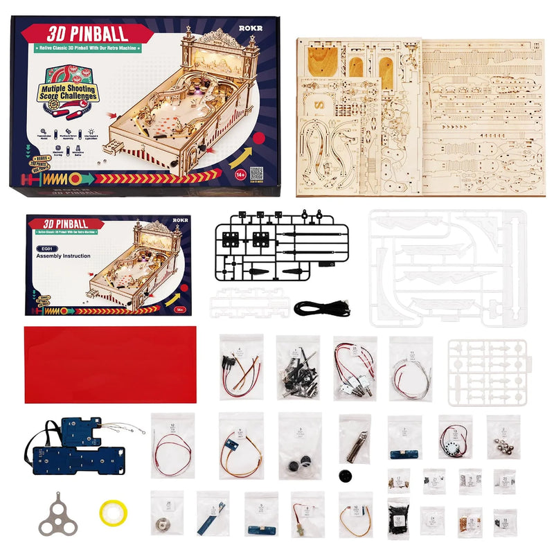 ROKR EG01 3D Circus Pinball Machine from Robotime