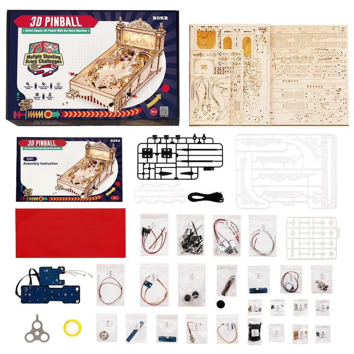 ROKR EG01 3D Circus Pinball Machine from Robotime