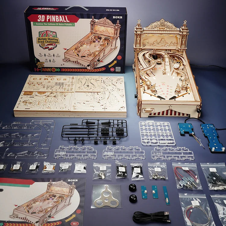 ROKR EG01 3D Circus Pinball Machine from Robotime