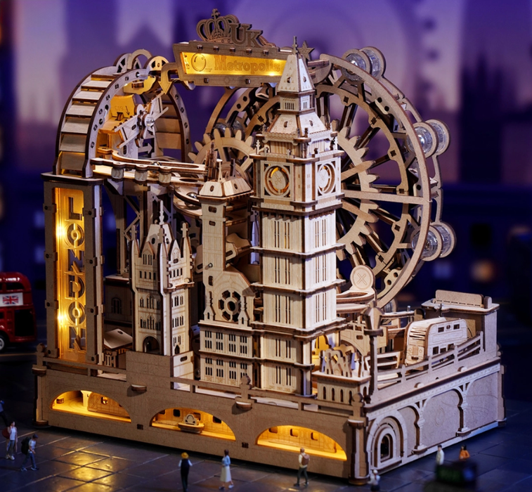 ROKR EGB01 Marble Travel London Marble Run Wooden 3D Puzzle