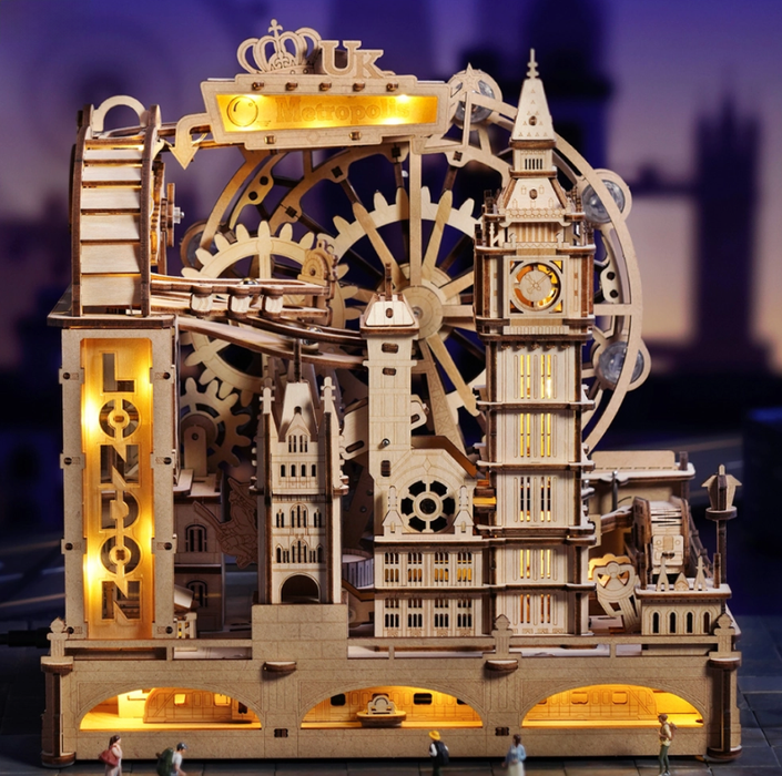 ROKR EGB01 Marble Travel London Marble Run Wooden 3D Puzzle