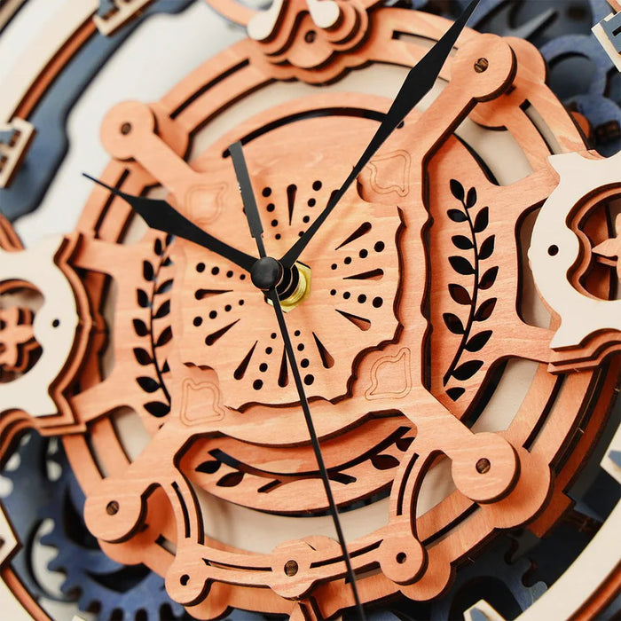 ROKR LC701 Time Art 3D Wooden Puzzle - Romantic Notes Wall Clock