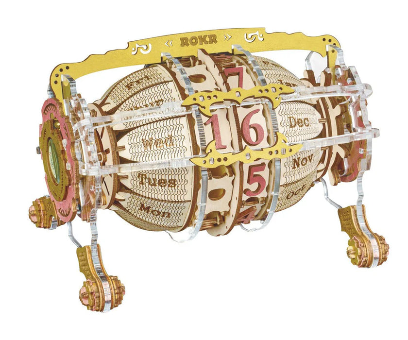 ROKR LC801 Time Art 3D Wooden Puzzle - Time Engine Calendar