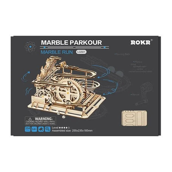 ROKR LG501 Marble Run 3D Wooden Puzzle - Marble Parkour