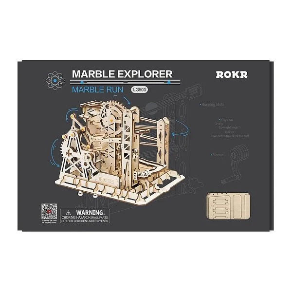 ROKR LG503 Marble Run 3D Wooden Puzzle - Marble Explorer