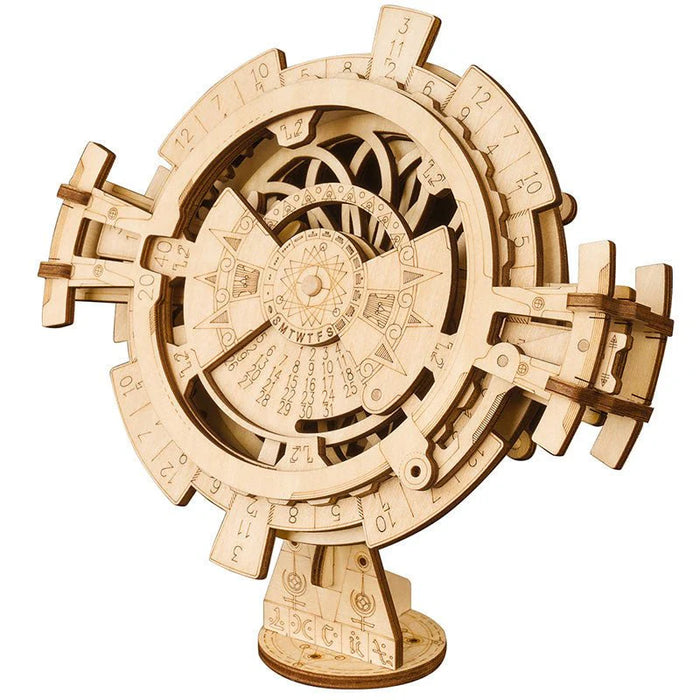 ROKR LK201 Mechanical Gears 3D Wooden Puzzle - Perpetual Calendar