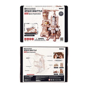 ROKR LKA02 Mechanical Gears 3D Wooden Puzzle - Space Shuttle