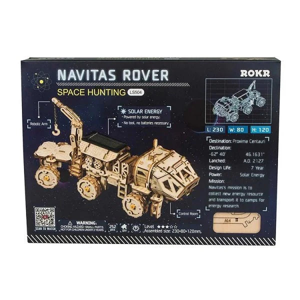 ROKR LS504 Space Hunting Series STEM Kit - Navitas Rover (Hermes Rover)
