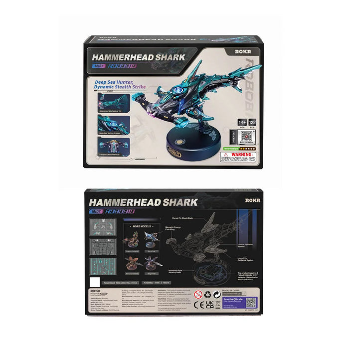 ROKR MI07 Mechanical Age DIY 3D Puzzle - Hammerhead Shark
