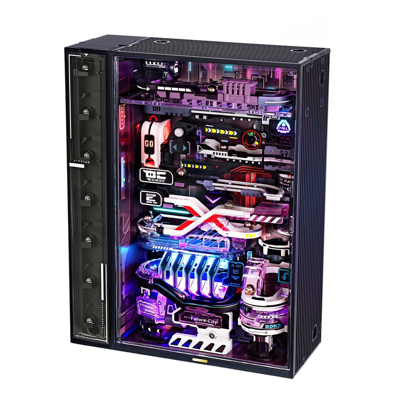 ROKR MR02S Mechanical 3D Puzzle - The Future City Marble Run