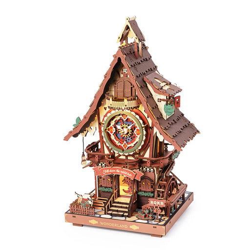 ROKR LC901C  Cuckoo Clock Stained Wood-Mechanical 3D Wooden Puzzle