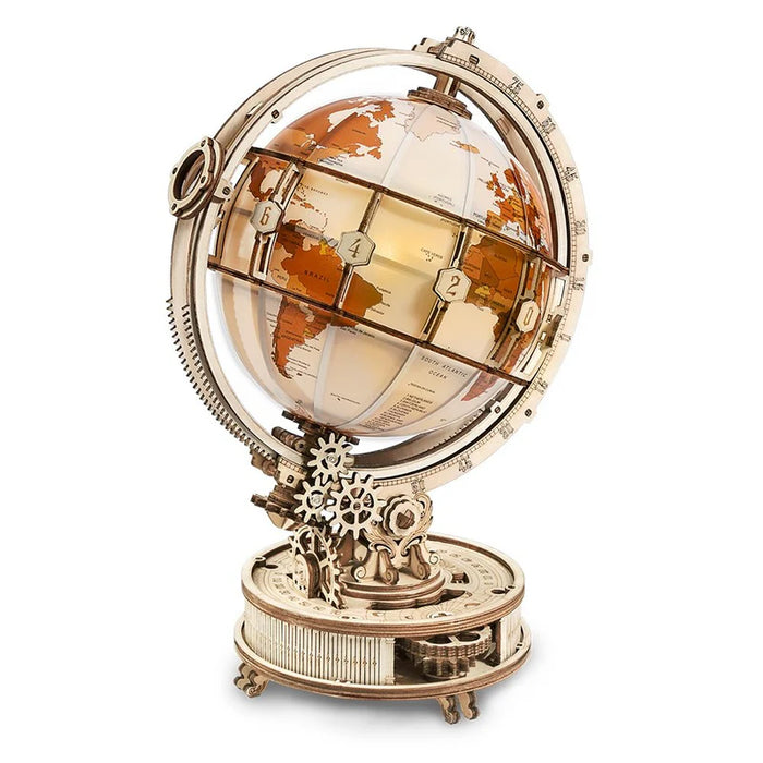 ROKR ST003 Classic 3D Wood Puzzle - Luminous Globe