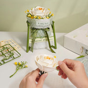 Rolife AF011 DIY 3D Puzzle - White Camellia Flower