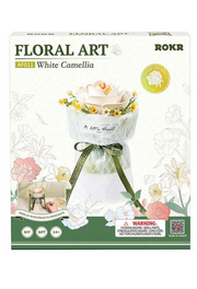 Rolife AF011 DIY 3D Puzzle - White Camellia Flower