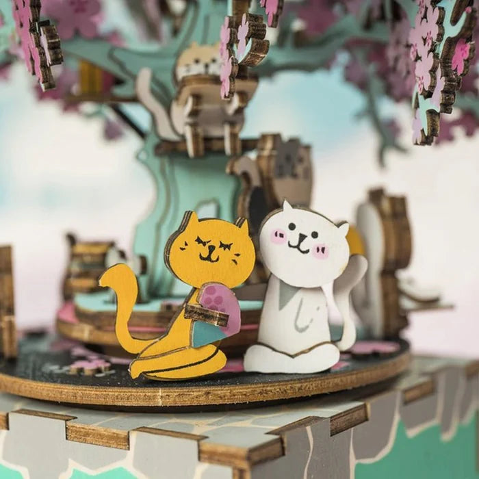 Rolife AM409 DIY Music Box - Cherry Blossom Tree