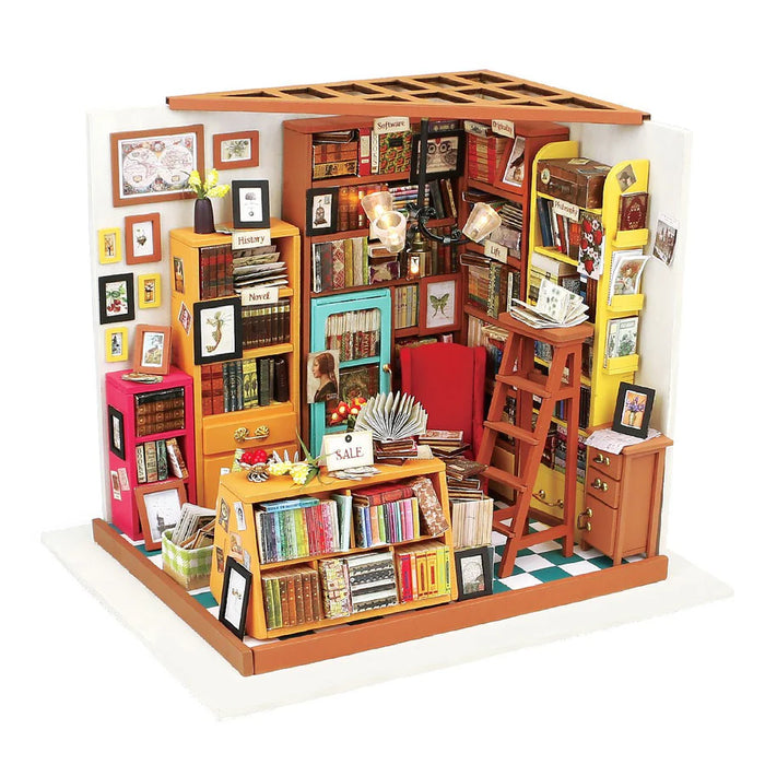 Rolife DG102 DIY Miniature House Kit - Sam's Study Room
