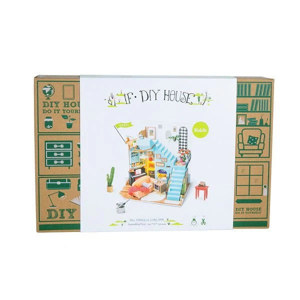 Rolife DG141 DIY Miniature House Kit - Joy's Peninsula Living Room