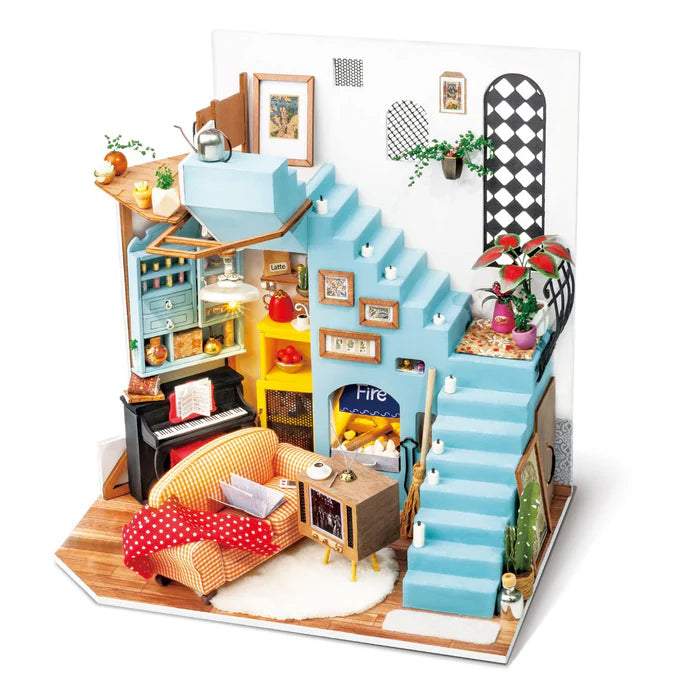 Rolife DG141 DIY Miniature House Kit - Joy's Peninsula Living Room