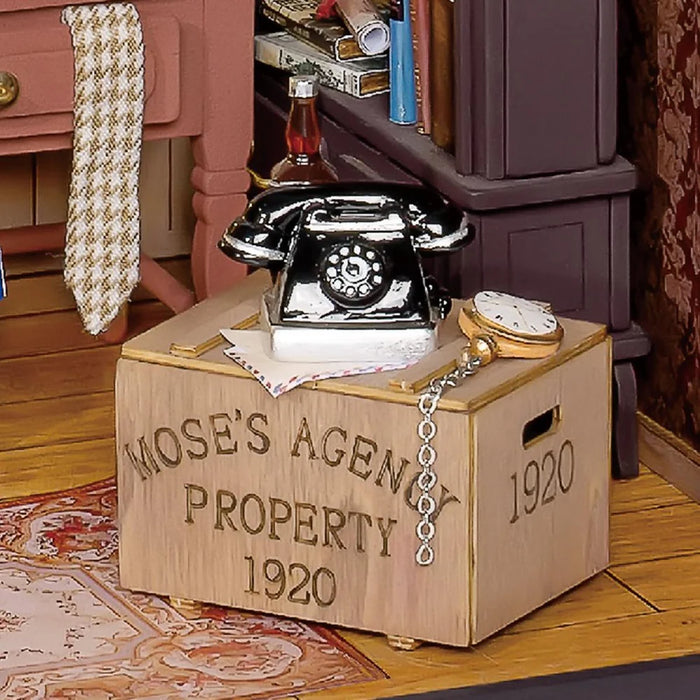 Rolife DG157 DIY Miniature House Kit - Mose's Detective Agency