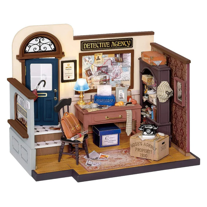 Rolife DG157 DIY Miniature House Kit - Mose's Detective Agency
