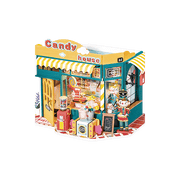 Rolife DG158 DIY Miniature House Kit - Rainbow Candy House