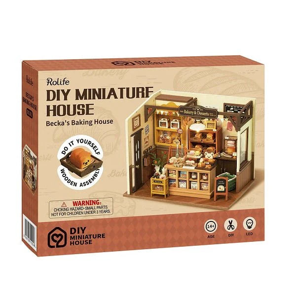 Rolife DG161 DIY Miniature House Kit - Becka's Baking House