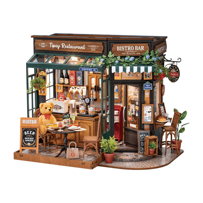 Rolife DG167 DIY Miniature House Kit - Tipsy Restaurant
