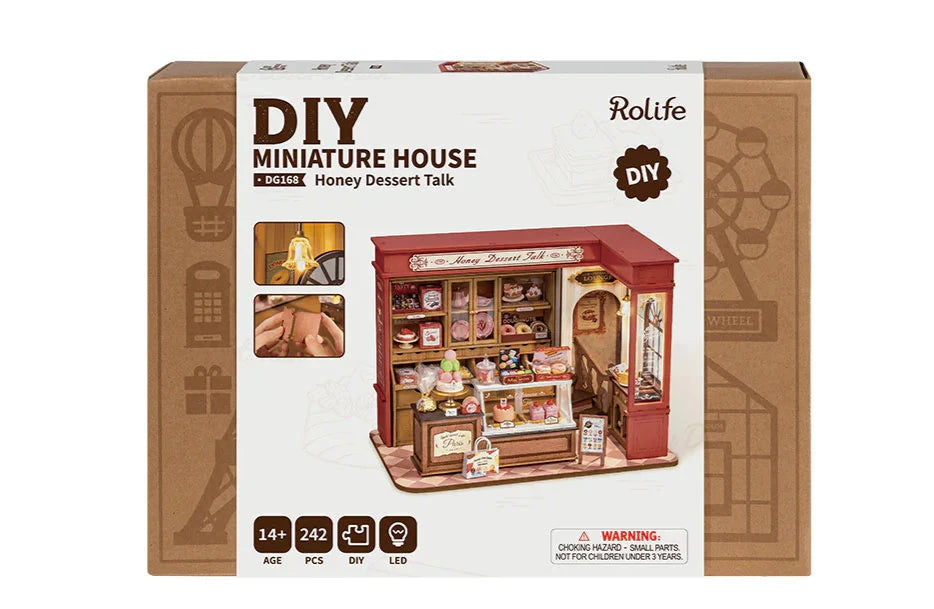 Rolife DG168 DIY Miniature House Kit - Honey Dessert Talk