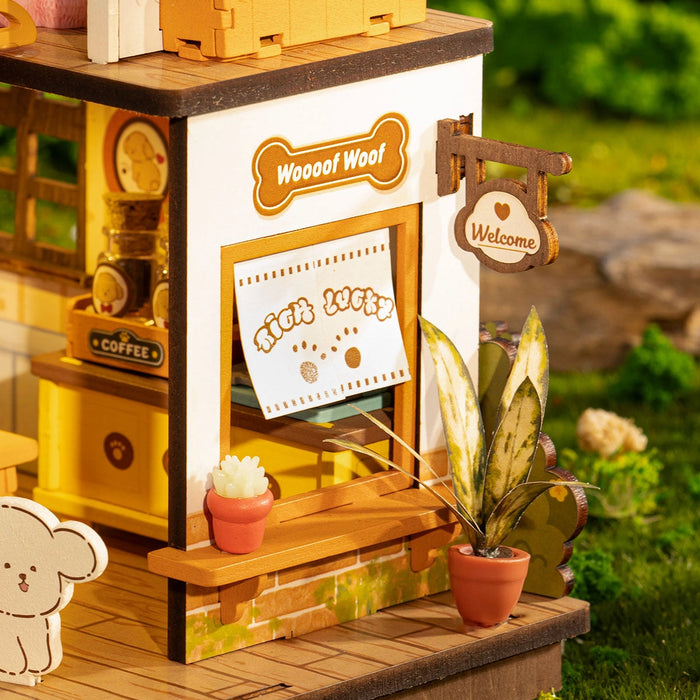 Rolife DG169 DIY Miniature House Kit - Puppy's Cozy Villa