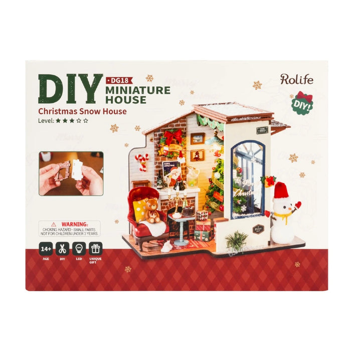 Rolife DG18 DIY Miniature House Kit - Snow House
