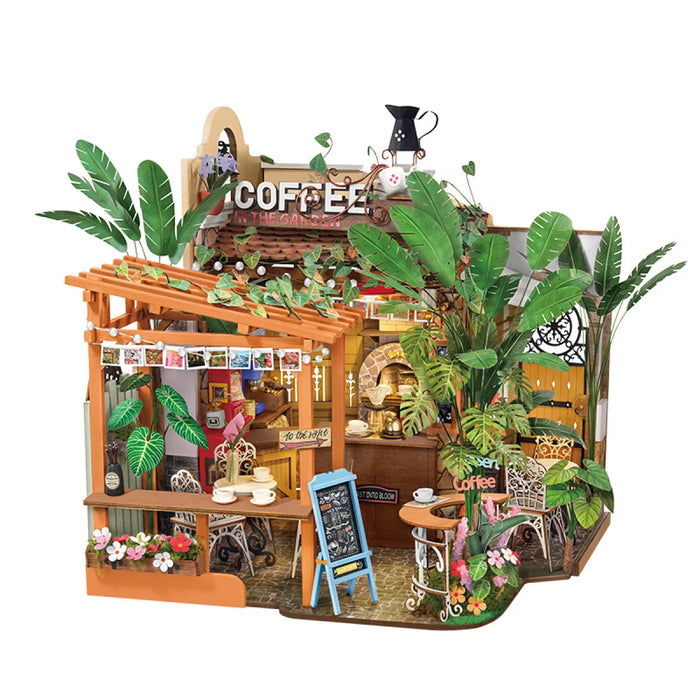 Rolife DH201 DIY Miniature House Kit - Leafree Cafe
