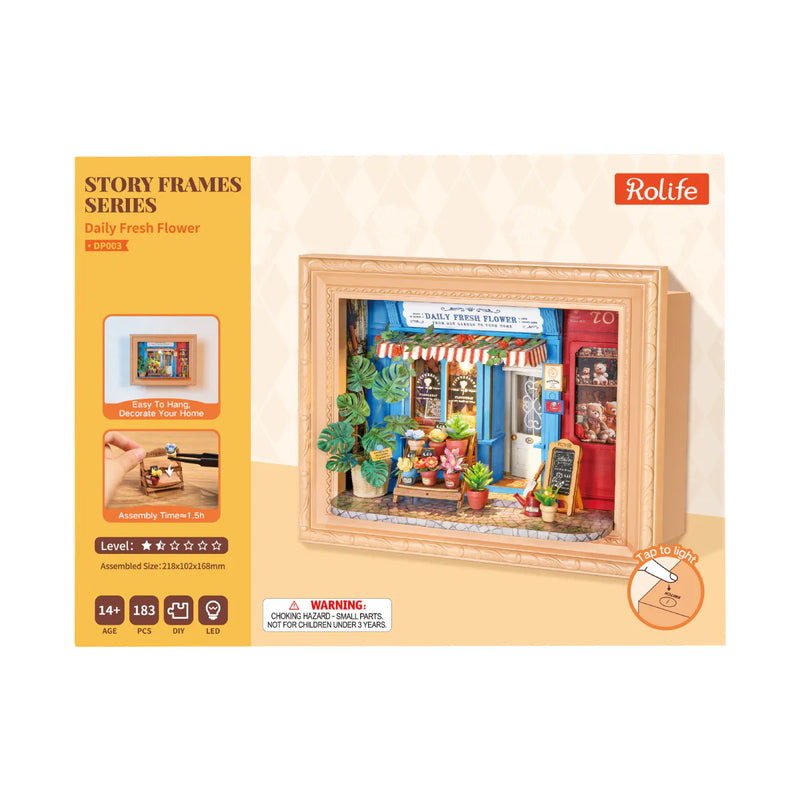 Rolife DP003 Daily Fresh Flower Miniature 3D Wooden Model Kit