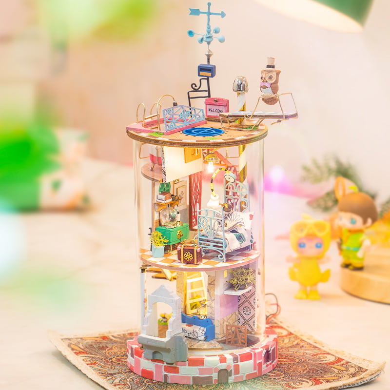 Rolife DS002 Mysterious World Miniature Dollhouse Kit - Bloomy House