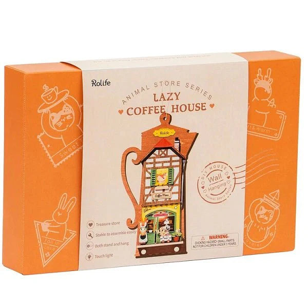 Rolife DS020 DIY Wall Hanging Series - Lazy Coffee house