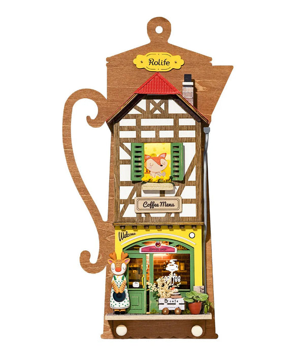Rolife DS020 DIY Wall Hanging Series - Lazy Coffee house