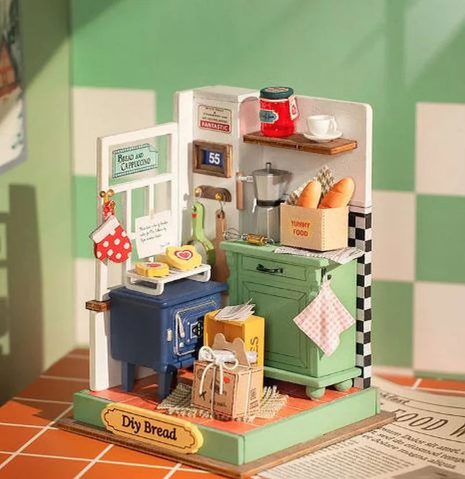 Rolife DS029 DIY Super Miniature House Kit - Afternoon Baking Time