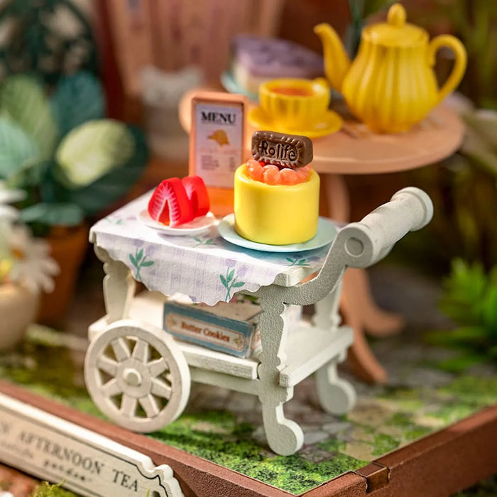 Rolife DS038 DIY Miniature House Kit - Fancy Tea Yard