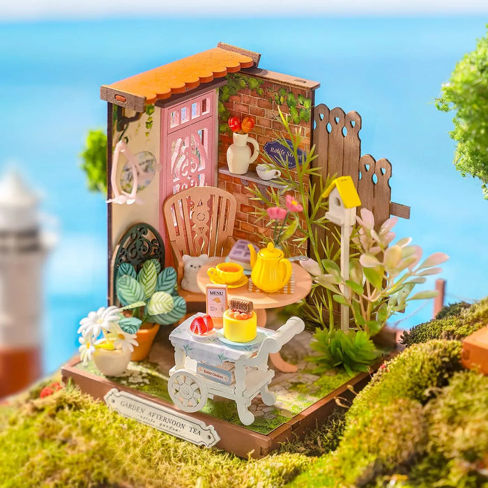 Rolife DS038 DIY Miniature House Kit - Fancy Tea Yard