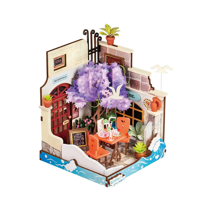 Rolife DS039 DIY Miniature House Kit - Sea Holiday Restaurant
