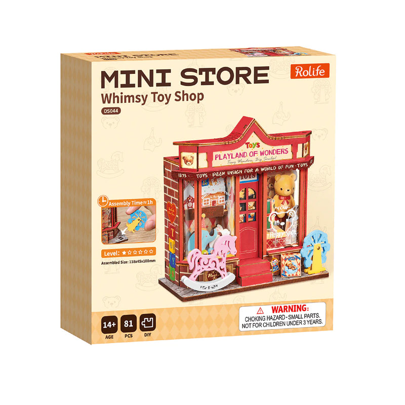 Rolife DS044 DIY Super Miniature Store Kit - Whimsey Toy Shop
