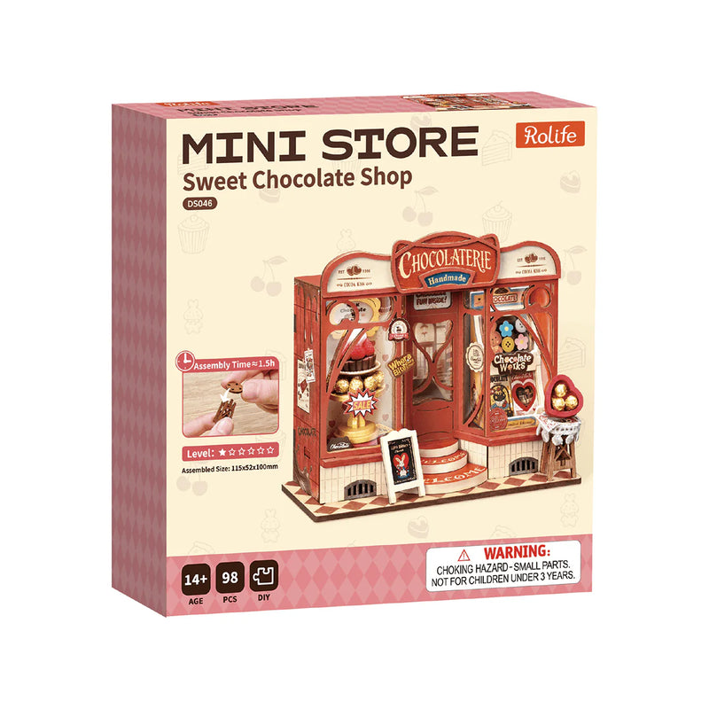 Rolife DS046 DIY Super Miniature Store Kit - Sweet Chocolate Shop
