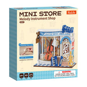 Rolife DS047 DIY Super Miniature Store Kit - Melody Instrument Shop