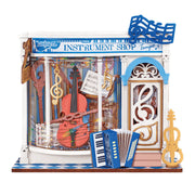 Rolife DS047 DIY Super Miniature Store Kit - Melody Instrument Shop